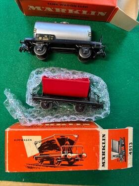 Ho4501 M Rklin 001883441733 Rare 2 Marklin Tank Wagon And 4513 A Benne Cars - Free Shipping