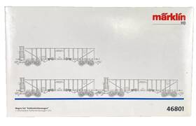 M Rklin 001883468013 Euc Marklin Ho 3-car Set Coal Hopper Transport #46801 Excellent Used Condition