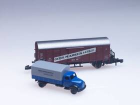 2009z M Rklin 2009 Marklin Z-scale Museum Car Museumswagen Box And Truck In Metal 2009z M Rklin 2009 Marklin Z-scale Museum Car Museumswagen Box And Truck In Metal