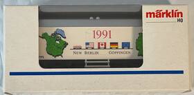 2105a M Rklin Marklin Ho 1991 International Club Box Car Series New Berlin Goppingen