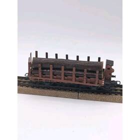 2-achser M Rklin 321-g 11.3oz Stake Wagon With Brakemans Cab Gauge H0