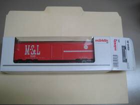 45644-05 M Rklin Marklin H0 Minneapolis And St. Louis Tin Plate Box Car In Orig Nib