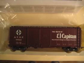 45651-3 M Rklin 45651 Marklin H0 Atsf #6522 Box Car With Double Doors Open On Both Sides Nib 45651-3 M Rklin 45651 Marklin H0 Atsf #6522 Box Car With Double Doors Open On Both Sides Nib