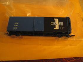 45657-03 M Rklin Marklin H0 Boston&maine Box Car With Doors Open On Both Sides In Orig