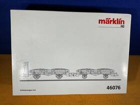 D11-59 M Rklin 46076 Train Car - 2 Set For Cinder Transport Ho Scale Marklin #46076