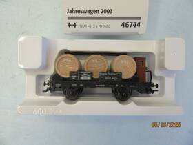 46744 M Rklin Marklin H0 Limited Issue 2003 Annual Insider Wine Barrel Car W.b.j. - Nib