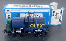 4675 M Rklin Marklin Ho Scale 1 87 Gauge Olex Tank Wagon Freight Car Brakemens With Box