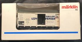 4678 M Rklin Marklin H0 Dscale Rg Haller Lowenbrau Box Car Made In Germany