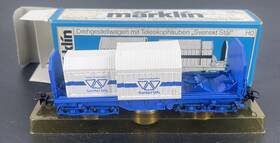 4688 M Rklin Marklin Covered Steel Coil Car L/n In The Box Hard To Find Us