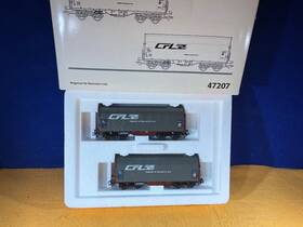 N11-29 M Rklin 47207 Train Car Set Of Rolled Sheet - 2 Ho Scale Marklin #47207