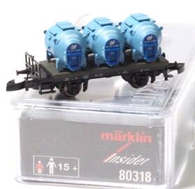 80318 M Rklin Marklin 2008 Insider Annual Car 2bt 10 Container With 3 Efkr Pa Bulk Freight