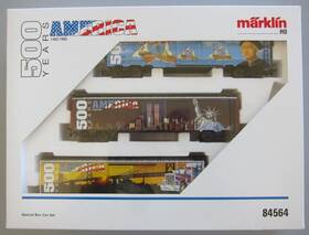 84564 M Rklin Marklin Ho Inch 500 Years America Box Car Set-brand New 13.95 Ship