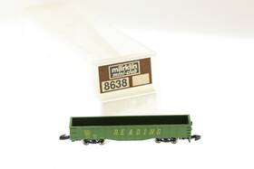 8638 M Rklin Rkl N Mini-club Reading Open Gondola Freight Car Z Marklin