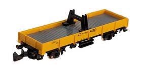 8657 M Rklin Z Scale Marklin Mini-club Yellow Railway Crane Flat Car With Boom Rest Db