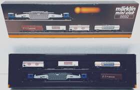 8692 M Rklin Marklin Mini-club Z-scale Freight Car Set In Ob