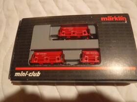 Mar82377 M Rklin Marklin Z Mini-club Dump 3 Car Set - Super Clean Free Ship