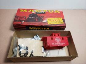 309e-atlantic Mantua 309e Tyco Ho #309e-atlantic Coast Line- 4-wheel Caboose Kit From 1960