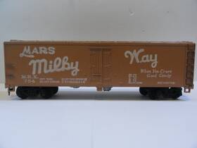 329d Mantua Tyco Ho #329d -mars- Wood Sheathed Refrigerator Car Built Kit From 1960