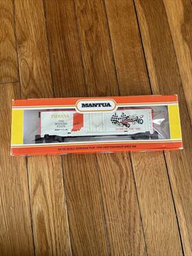 711-19 Mantua #711-19 Vintage Ho Scale State Box Car Indiana Indy 500 Rare New