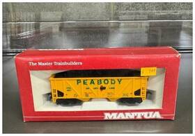 729-018 Mantua Ho Heavy 32ft Peabody Hopper Car Nib