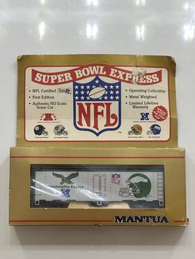 733-814 Mantua Philadelphia Eagles Nfl Super Bowl Express Train Car Authentic Ho Scale
