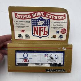 733-911 Mantua Ho Scale Nfl Indianapolis Colts Reefer Car In Box