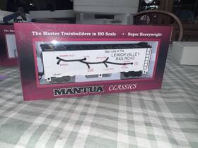 7333307 Mantua Classics/mrc 41ft Steel Refrig. Car Lehigh Valley Map #73307 Ho Scale