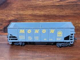9076 Mantua Athearn Ho Scale Monon 2-bay Hopper Ore Coal Car Mon The Hoosier Line Rtr