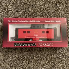 Mantua 911587220500 Ho - 36 Caboose Carbon County 726008cc. New In Box