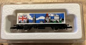 2551 Marklin Z Great Britain Container Car Nib