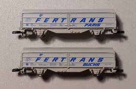 82154 Marklin Z Scale Fertrans Sliding Wall Boxcars Set Of 2 Ln