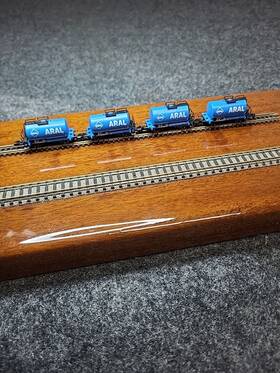 8611 Marklin 4 Z Scale Db German Federal Railroad Aral Petroleum Oil Tank Car