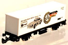 88617-1153 Marklin Z Scale Sbb Schweiger Mercedes 2-axle Container Car