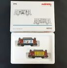 48782 Marklin Ho Freight Box Cars Set Economic Miracle New Rare Limited Edition