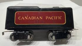 2461sb Marx 461 Cp Tender - Yellow Letters In Maroon Background 8 Wheel Auto Cplrs