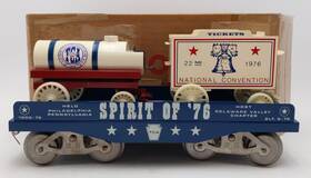 1000-76 Mccoy Standard Gauge Tca Spirit Of 1976 Flatcar With Load Ln/box