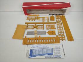 1702 Mckean Models Vintage Ho Milwaukee 63ft Centerbeam Flatcar Kit Unassembled