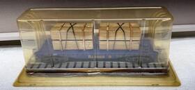279-0840 Menards Goldline Collection Alaska Rr Flatcar With Lumber Load New