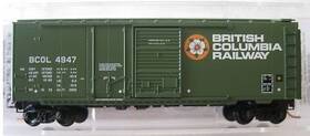 02200080 Micro-trains N Bcol 40ft Standard Plug And Sliding Door Boxcar #4947 Nib