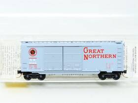 02300180 Micro-trains N Great Northern 40ft Standard Double Door Boxcar #3345 Ln