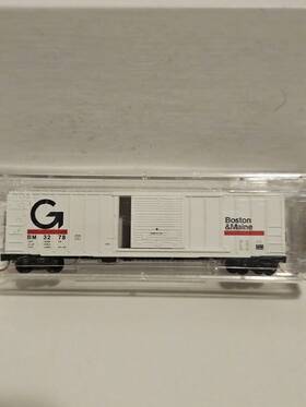 02500400 Micro-trains N Boston And Maine / Guilford 0250040 50ft Rib Side Boxcar #3278 02500400 Micro-trains N Boston And Maine / Guilford 0250040 50ft Rib Side Boxcar #3278