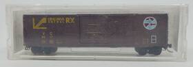 02500480 Micro-trains N Virginia Central 50ft Rib Side Boxcar Without Roofwalk #9017