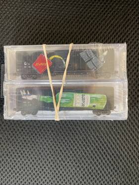02544870 Micro-trains N Scale Mtl Graffiti 50ft Box Car 2-pack