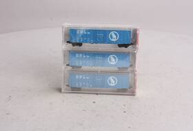 02700072 Micro-trains N Great Northern 50ft Plug Door Rib Side Boxcar Pack Of 3