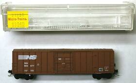 02700230 Micro-trains N Norfolk Southern 50ft Plug Door Rib Side Boxcar #584877