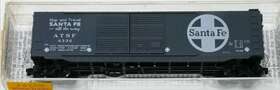 03400250 Micro-trains N Atsf 50ft Standard Double Door Boxcar #4336 Ln/box