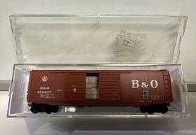 03400380 Micro-trains N Scale B&o Baltimore And Ohio 50ft Dd Box Car With Load #289247
