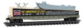 04500781 Micro-trains N 045 00 781 D-day Anniversary 50ft Flat Car With Load British 04500781 Micro-trains N 045 00 781 D-day Anniversary 50ft Flat Car With Load British