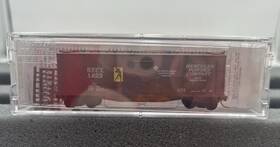 04900700 Micro-trains Hercules Powder Co. 40ft Double-sheathed Wood Reefer #1205