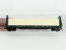 05400171 Micro-trains N Scale Mtl Bcol Bc Rail 61ft 8 Inch Flat Car #11211 With Load